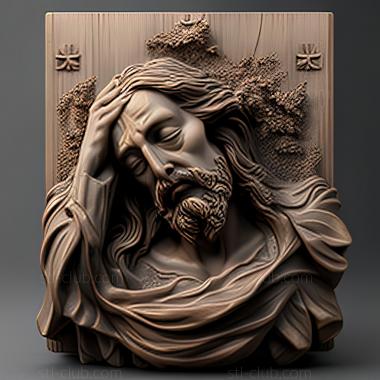 3D model st jesus (STL)